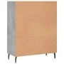 Concrete gray engineered wood shelf 69.5x32.5x90 cm by vidaXL, Sideboards - Ref: Foro24-828384, Price: 59,86 €, Discount: %