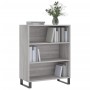Estantería madera de ingeniería gris Sonoma 69,5x32,5x90 cm de vidaXL, Aparadores - Ref: Foro24-828394, Precio: 67,08 €, Desc...