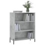 Estantería madera de ingeniería gris hormigón 69,5x32,5x90 cm de vidaXL, Aparadores - Ref: Foro24-828376, Precio: 60,54 €, De...