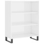Estantería madera de ingeniería blanco brillo 69,5x32,5x90 cm de vidaXL, Aparadores - Ref: Foro24-828390, Precio: 71,00 €, De...