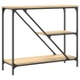 Mesa consola madera de ingeniería roble Sonoma 88,5x30x75 cm en Mesas auxiliares | Comprar online en Foru.es