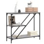 Mesa consola madera de ingeniería gris Sonoma 88,5x30x75 cm en Mesas auxiliares | Comprar online en Foru.es