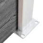 Set de valla 4 cuadradas + 1 oblicua WPC gris 792x186 cm de vidaXL, Paneles de vallas - Ref: Foro24-3053236, Precio: 1,00 €, ...