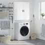 Armario de pared blanco 69,5x34x90 cm de vidaXL, Aparadores - Ref: Foro24-828436, Precio: 73,58 €, Descuento: %