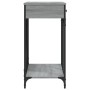 Mesa consola madera de ingeniería gris Sonoma 100x39x78,5 cm en Mesas auxiliares | Comprar online en Foru.es