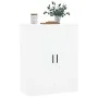 Armario de pared blanco 69,5x34x90 cm de vidaXL, Aparadores - Ref: Foro24-828436, Precio: 73,58 €, Descuento: %