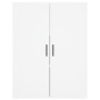 Armario de pared blanco 69,5x34x90 cm de vidaXL, Aparadores - Ref: Foro24-828436, Precio: 74,57 €, Descuento: %