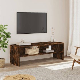 Mueble de TV madera de ingeniería roble ahumado 120x40x40 cm en Muebles TV | Comprar online en Foru.es
