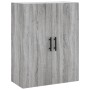 Armario de pared gris Sonoma 69,5x34x90 cm de vidaXL, Aparadores - Ref: Foro24-828450, Precio: 71,91 €, Descuento: %