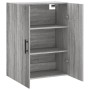 Armario de pared gris Sonoma 69,5x34x90 cm de vidaXL, Aparadores - Ref: Foro24-828450, Precio: 71,91 €, Descuento: %
