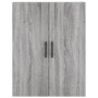 Armario de pared gris Sonoma 69,5x34x90 cm de vidaXL, Aparadores - Ref: Foro24-828450, Precio: 71,91 €, Descuento: %