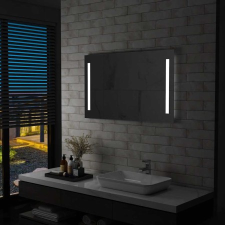 Espejo de pared de baño con LED 100x60 cm en Espejos | Comprar online en Foru.es
