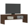 Mueble de TV madera de ingeniería marrón roble 120x40x40cm en Muebles TV | Comprar online en Foru.es