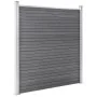 Set de valla 5 cuadradas + 1 oblicua WPC gris 965x186 cm de vidaXL, Paneles de vallas - Ref: Foro24-3053237, Precio: 2,00 €, ...