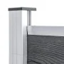 Set de valla 5 cuadradas + 1 oblicua WPC gris 965x186 cm de vidaXL, Paneles de vallas - Ref: Foro24-3053237, Precio: 2,00 €, ...