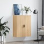 Armario de pared roble Sonoma 69,5x34x90 cm de vidaXL, Aparadores - Ref: Foro24-828439, Precio: 65,15 €, Descuento: %