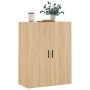 Armario de pared roble Sonoma 69,5x34x90 cm de vidaXL, Aparadores - Ref: Foro24-828439, Precio: 65,15 €, Descuento: %