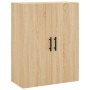 Armario de pared roble Sonoma 69,5x34x90 cm de vidaXL, Aparadores - Ref: Foro24-828447, Precio: 69,36 €, Descuento: %