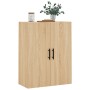 Armario de pared roble Sonoma 69,5x34x90 cm de vidaXL, Aparadores - Ref: Foro24-828447, Precio: 69,36 €, Descuento: %