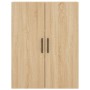 Armario de pared roble Sonoma 69,5x34x90 cm de vidaXL, Aparadores - Ref: Foro24-828447, Precio: 69,36 €, Descuento: %