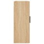Armario de pared roble Sonoma 69,5x34x90 cm de vidaXL, Aparadores - Ref: Foro24-828447, Precio: 69,36 €, Descuento: %