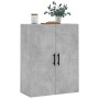 Armario de pared gris hormigón 69,5x34x90 cm de vidaXL, Aparadores - Ref: Foro24-828448, Precio: 66,70 €, Descuento: %