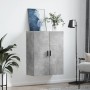 Armario de pared gris hormigón 69,5x34x90 cm de vidaXL, Aparadores - Ref: Foro24-828440, Precio: 56,71 €, Descuento: %