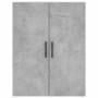 Armario de pared gris hormigón 69,5x34x90 cm de vidaXL, Aparadores - Ref: Foro24-828448, Precio: 66,70 €, Descuento: %