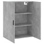 Armario de pared gris hormigón 69,5x34x90 cm de vidaXL, Aparadores - Ref: Foro24-828440, Precio: 56,71 €, Descuento: %