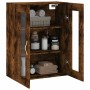 Armario de pared roble ahumado 69,5x34x90 cm de vidaXL, Aparadores - Ref: Foro24-828465, Precio: 89,60 €, Descuento: %