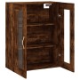 Armario de pared roble ahumado 69,5x34x90 cm de vidaXL, Aparadores - Ref: Foro24-828465, Precio: 89,60 €, Descuento: %