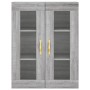 Armario de pared gris Sonoma 69,5x34x90 cm de vidaXL, Aparadores - Ref: Foro24-828466, Precio: 80,65 €, Descuento: %