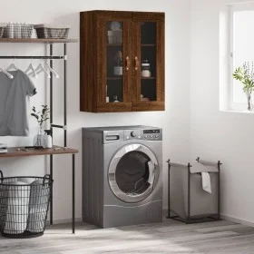 Brown oak wall cabinet 69.5x34x90 cm by vidaXL, Sideboards - Ref: Foro24-828459, Price: 92,66 €, Discount: %