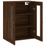 Armario de pared marrón roble 69,5x34x90 cm de vidaXL, Aparadores - Ref: Foro24-828459, Precio: 94,21 €, Descuento: %