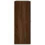 Armario de pared marrón roble 69,5x34x90 cm de vidaXL, Aparadores - Ref: Foro24-828459, Precio: 94,21 €, Descuento: %