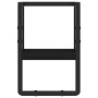 Estante de pared con barra negro 20x25x30 cm en Estanterías | Comprar online en Foru.es