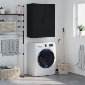 Armario de pared negro 69,5x34x90 cm de vidaXL, Aparadores - Ref: Foro24-828445, Precio: 89,33 €, Descuento: %