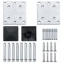 Set de valla 8 cuadradas + 1 oblicua WPC gris 1484x186 cm de vidaXL, Paneles de vallas - Ref: Foro24-3053240, Precio: 3,00 €,...