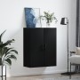 Armario de pared negro 69,5x34x90 cm de vidaXL, Aparadores - Ref: Foro24-828445, Precio: 89,33 €, Descuento: %
