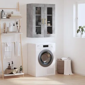 Concrete gray wall cabinet 69.5x34x90 cm by vidaXL, Sideboards - Ref: Foro24-828472, Price: 84,14 €, Discount: %