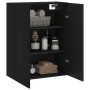 Armario de pared negro 69,5x34x90 cm de vidaXL, Aparadores - Ref: Foro24-828437, Precio: 71,77 €, Descuento: %