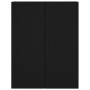 Armario de pared negro 69,5x34x90 cm de vidaXL, Aparadores - Ref: Foro24-828437, Precio: 71,77 €, Descuento: %
