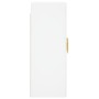 Armario de pared blanco 69,5x34x90 cm de vidaXL, Aparadores - Ref: Foro24-828468, Precio: 103,90 €, Descuento: %