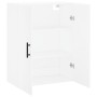 Armario de pared blanco 69,5x34x90 cm de vidaXL, Aparadores - Ref: Foro24-828444, Precio: 73,80 €, Descuento: %