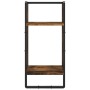 Estantes pared barras 4 pzas madera de ingeniería roble ahumado en Estanterías | Comprar online en Foru.es