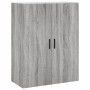 Armario de pared gris Sonoma 69,5x34x90 cm de vidaXL, Aparadores - Ref: Foro24-828442, Precio: 66,61 €, Descuento: %