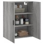 Armario de pared gris Sonoma 69,5x34x90 cm de vidaXL, Aparadores - Ref: Foro24-828442, Precio: 66,61 €, Descuento: %