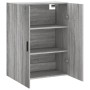 Armario de pared gris Sonoma 69,5x34x90 cm de vidaXL, Aparadores - Ref: Foro24-828442, Precio: 66,61 €, Descuento: %