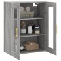 Armario de pared gris Sonoma 69,5x34x90 cm de vidaXL, Aparadores - Ref: Foro24-828474, Precio: 89,16 €, Descuento: %