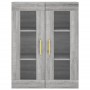 Armario de pared gris Sonoma 69,5x34x90 cm de vidaXL, Aparadores - Ref: Foro24-828474, Precio: 89,16 €, Descuento: %